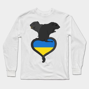 Gerbil Ukraine (dark) Long Sleeve T-Shirt